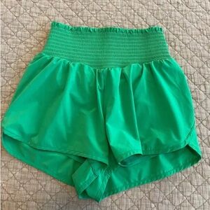 Aerie Real Me Smocked Shorts
